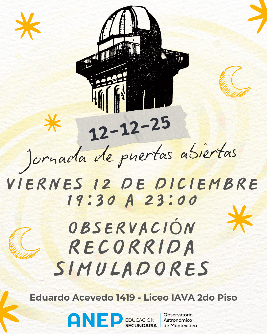 Jornada observatorio astronomico