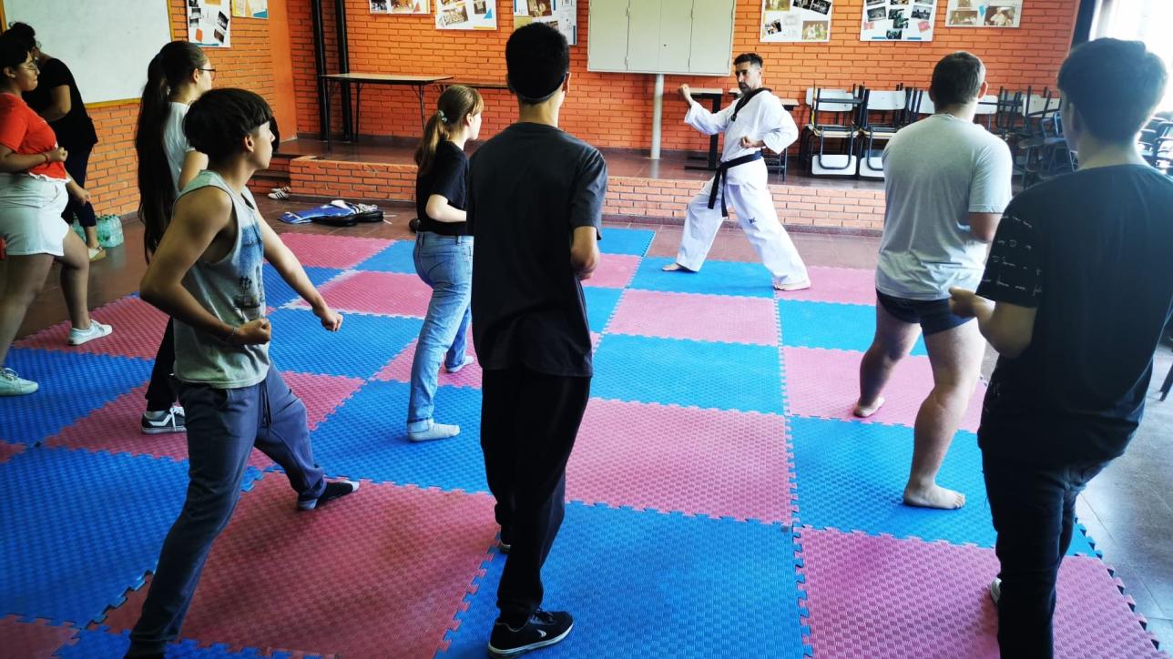 estudiantes taekwondo