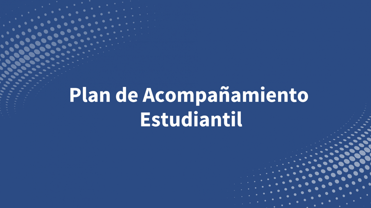 PLAN DE ACOMPAÑAMIENTO ESTUDIANTIL