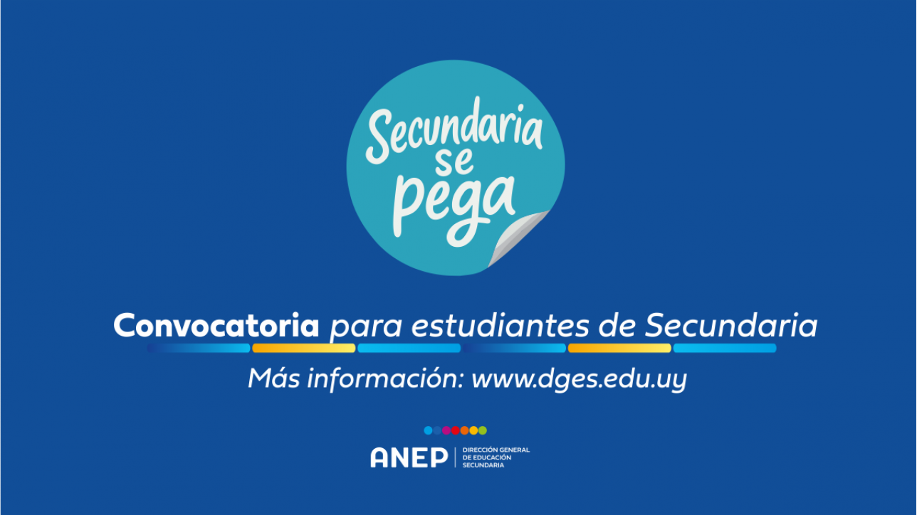Convocatoria para estudiantes de Secundaria